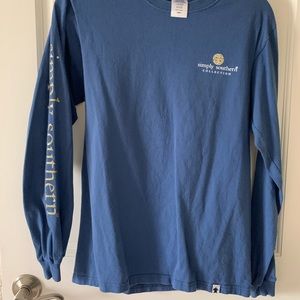 Dark blue long sleeve shirt